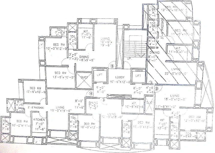 Floor Plan of Aditya Aryan in Borivali East, Mumbai - Image 371460