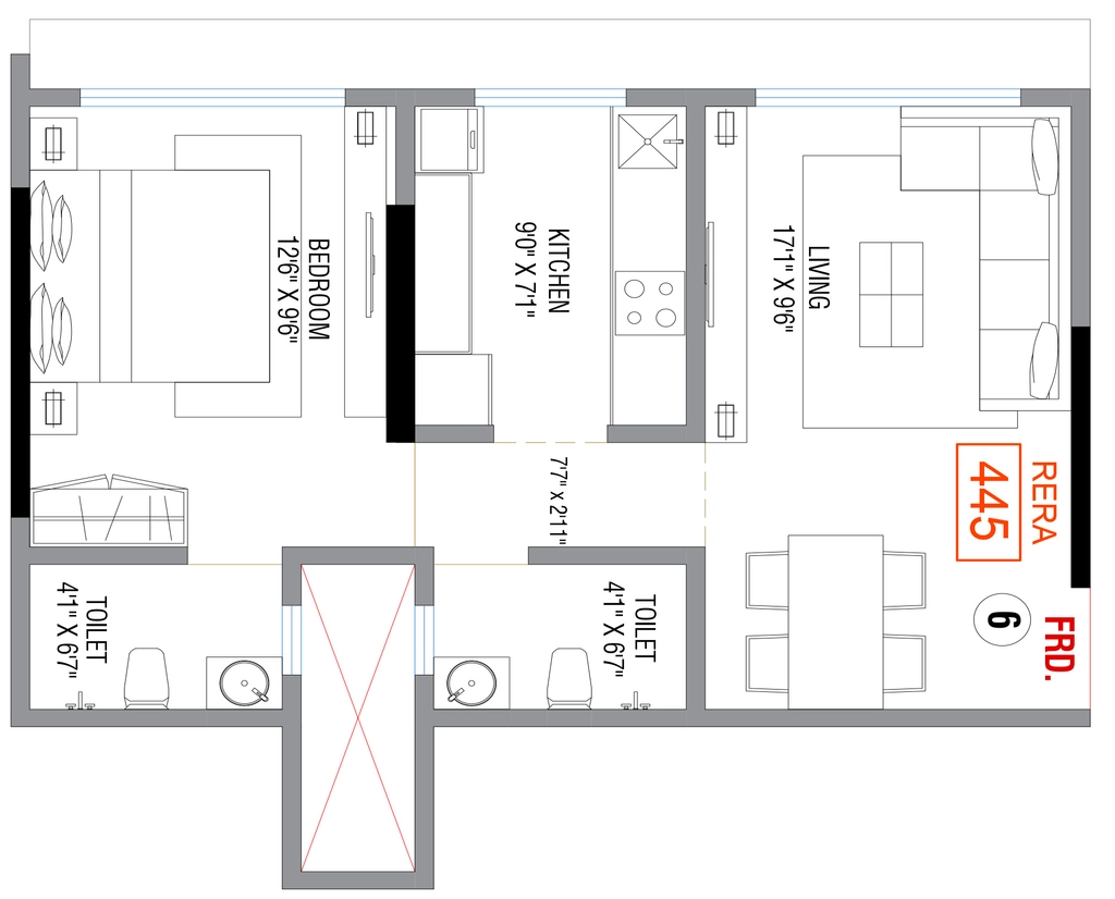 1 BHK Flat in Rishabraj Forest Front in Borivali East, Mumbai - Image 904213
