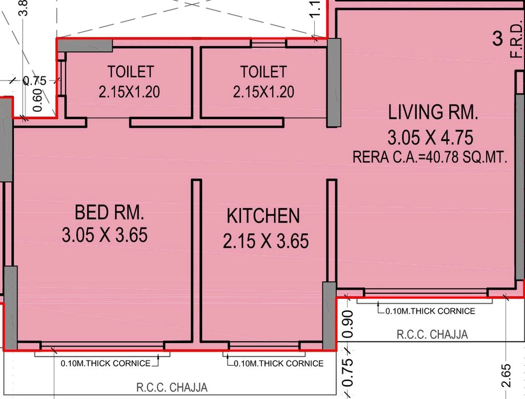 1 BHK Flat in Sambhav Darshan Purshottam Park CHSL in Borivali East, Mumbai - Image 904246