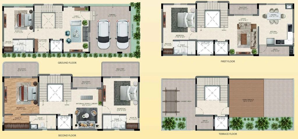 4 BHK House/Villa in Venkateswara Whispers Of Bliss in Varthur, Bangalore - Image 904085