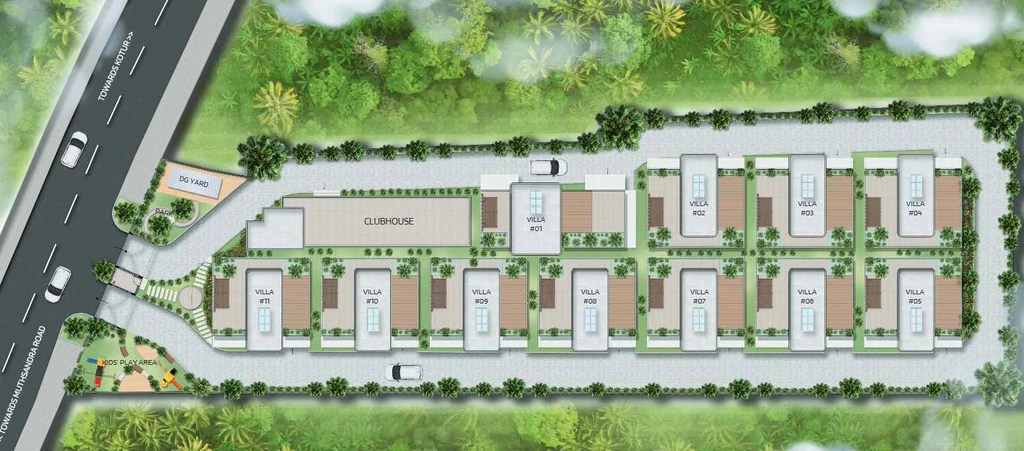 Master Plan of Venkateswara Whispers Of Bliss in Varthur, Bangalore - Image 371412