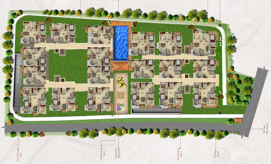 Master Plan of TG Epitome in Chikkanagamangala, Bangalore - Image 371471