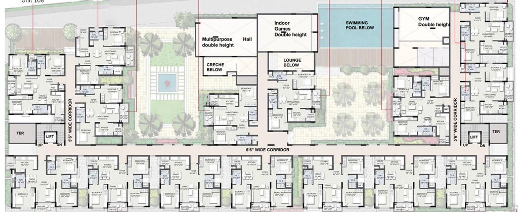 Floor Plan of TG Heritage in Kanakapura Road, Bangalore - Image 371478