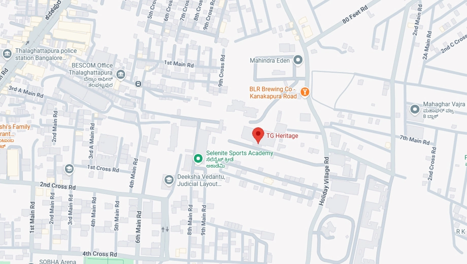 Location of TG Heritage in Kanakapura Road, Bangalore - Image 371479