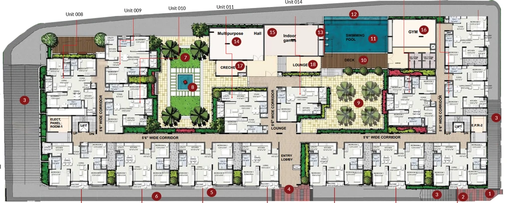 Master Plan of TG Heritage in Kanakapura Road, Bangalore - Image 371477