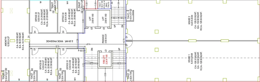 Floor Plan of Eco One in Piplod, Surat - Image 371557