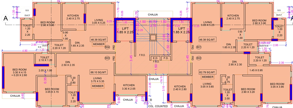 Floor Plan of Yogiraj Meera Upvan CHSL in Borivali East, Mumbai - Image 371720