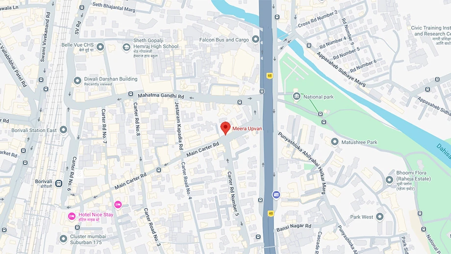 Location of Yogiraj Meera Upvan CHSL in Borivali East, Mumbai - Image 371719