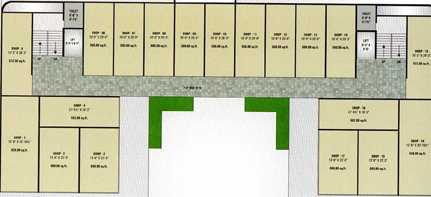 Floor Plan of Friends Evoq in Palanpur, Surat - Image 371593
