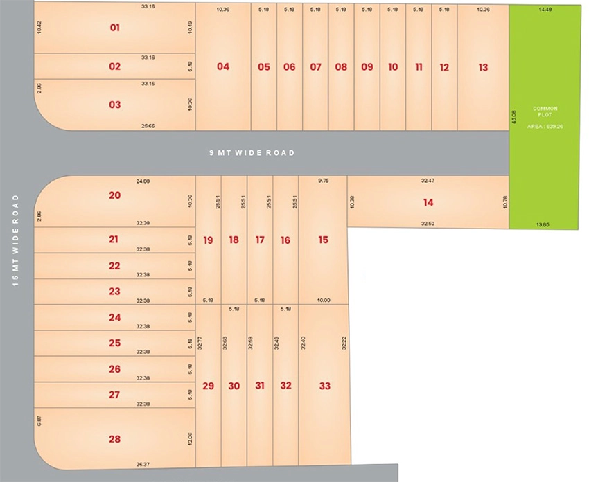 Master Plan of Global Industrial in Bhestan, Surat - Image 371641
