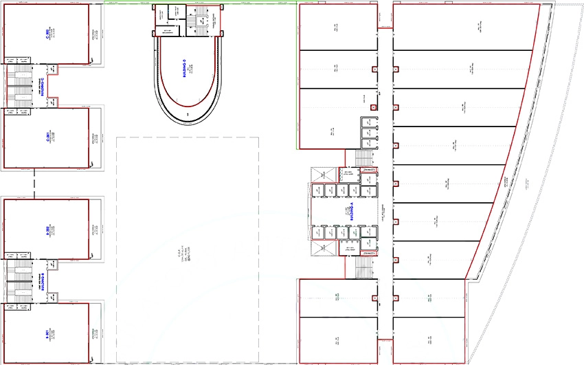 Floor Plan of Hirkar Silver Infinity in Choryasi, Surat - Image 371687