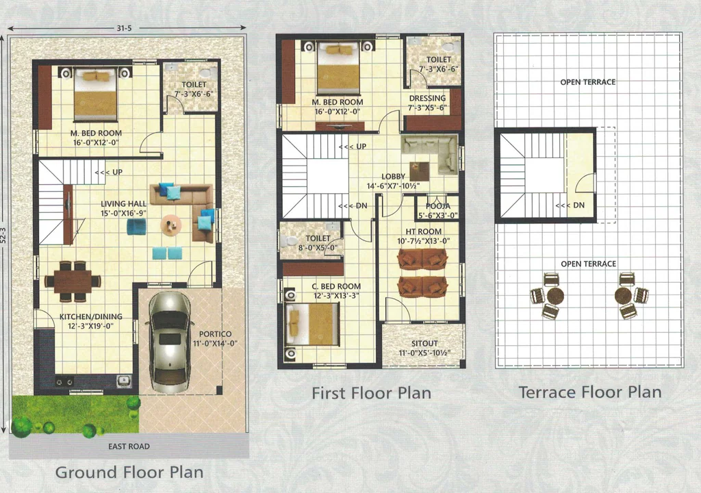 3 BHK House/Villa in Saanvi Pride Homes in Kompally, Hyderabad - Image 904299