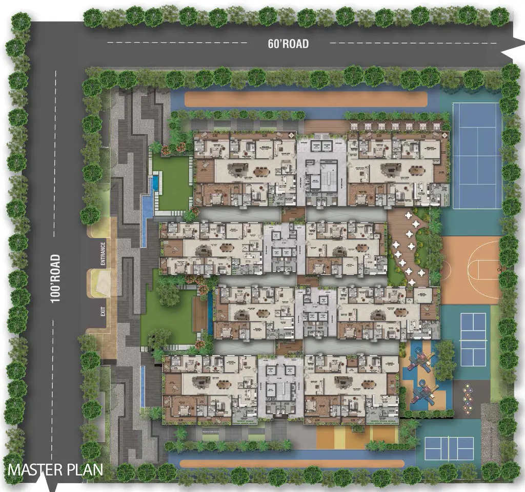 Master Plan of Savya The Edition in Kothaguda, Hyderabad - Image 371880