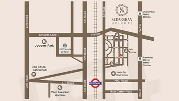 Location of Keyland Sudarshan Heights - Image 371786