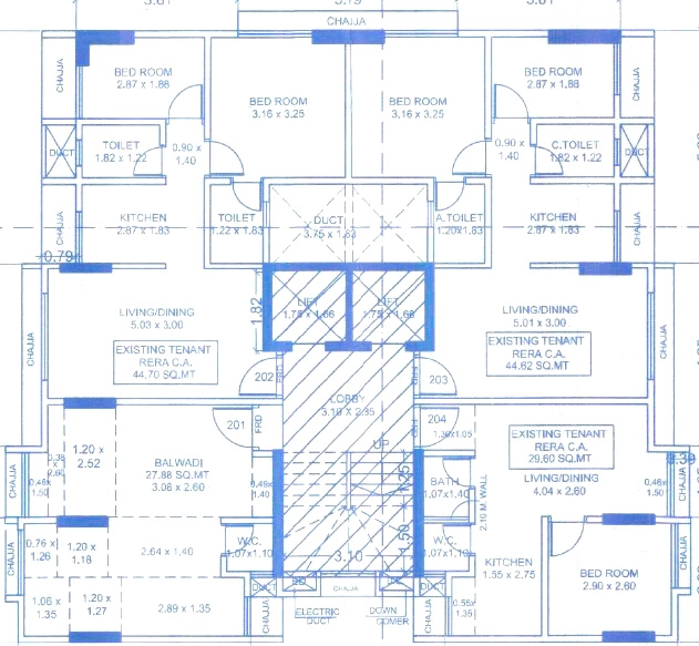 Floor Plan of Hridyaa Arvind Niwas in Borivali East, Mumbai - Image 372576