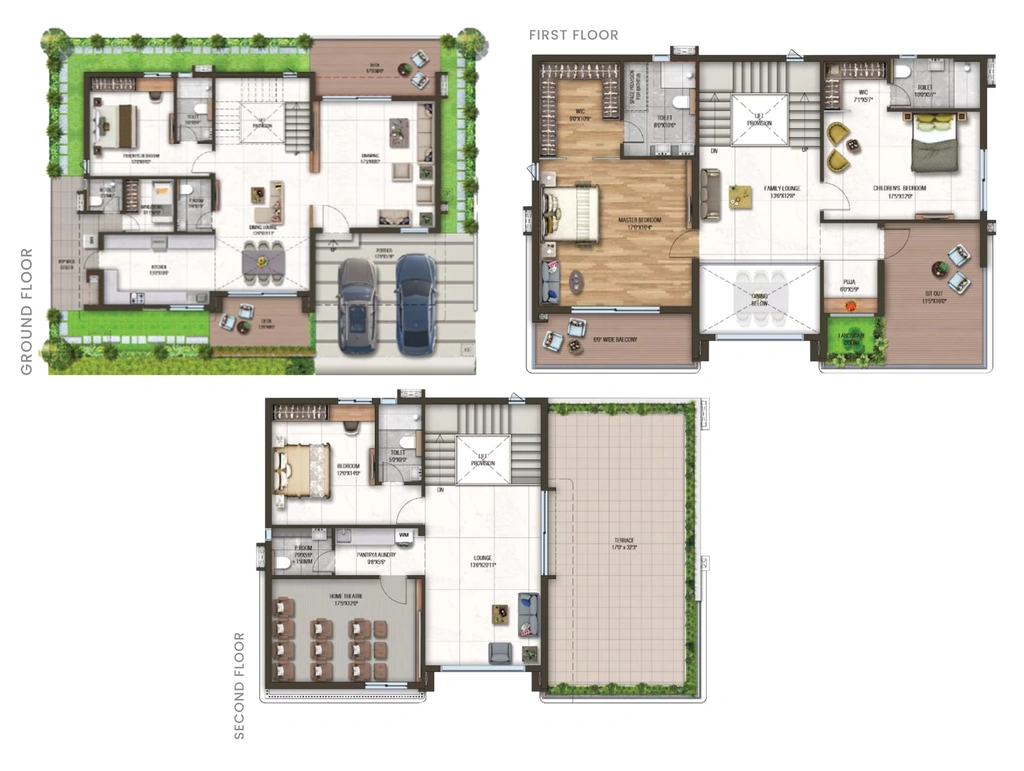 5 BHK House/Villa in GHR Trivana in Tukkuguda, Hyderabad - Image 904467
