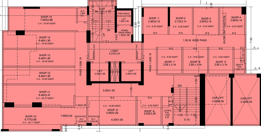 Floor Plan of Commercial Omkar Diwali Darshan in Borivali East, Mumbai - Image 371726