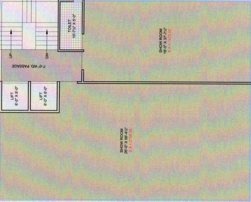 Floor Plan of HR Solaris Royce in Athwa, Surat - Image 371717