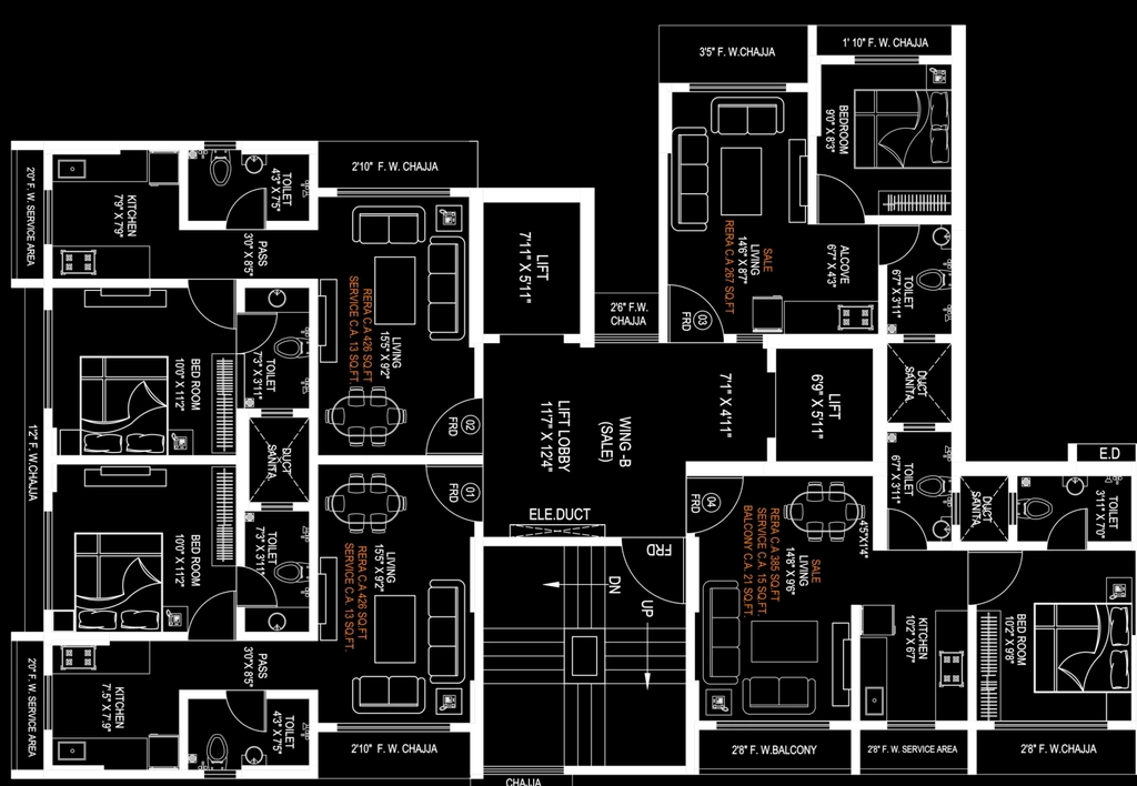 Floor Plan of Vastu Shilp in Borivali East, Mumbai - Image 371791