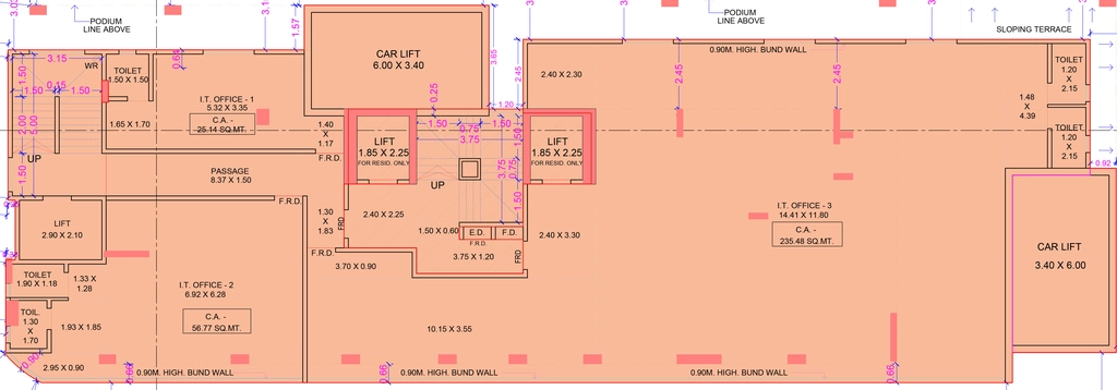 Floor Plan of Commercial Yogiraj Meera Upvan CHSL in Borivali East, Mumbai - Image 371746