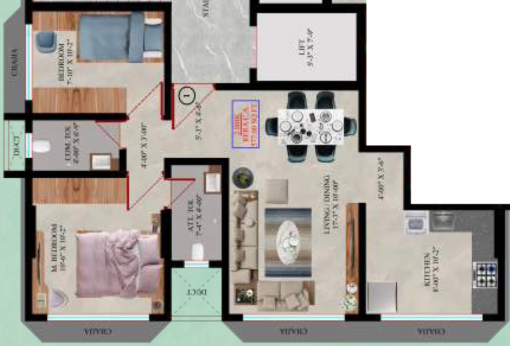 1.5 BHK Flat in Diravya Apurva Vaishali CHSL in Borivali East, Mumbai - Image 904306