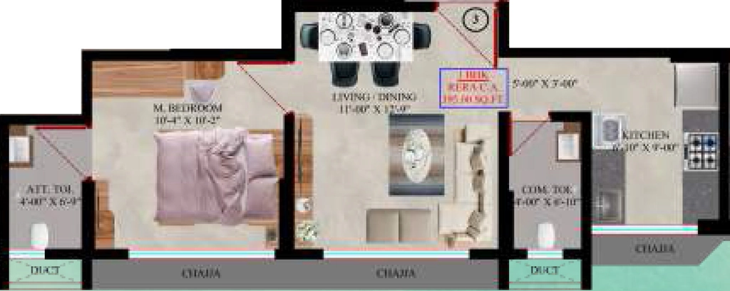 1 BHK Flat in Diravya Apurva Vaishali CHSL in Borivali East, Mumbai - Image 904305