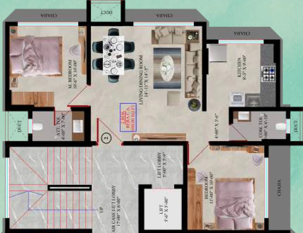 2 BHK Flat in Diravya Apurva Vaishali CHSL in Borivali East, Mumbai - Image 904307