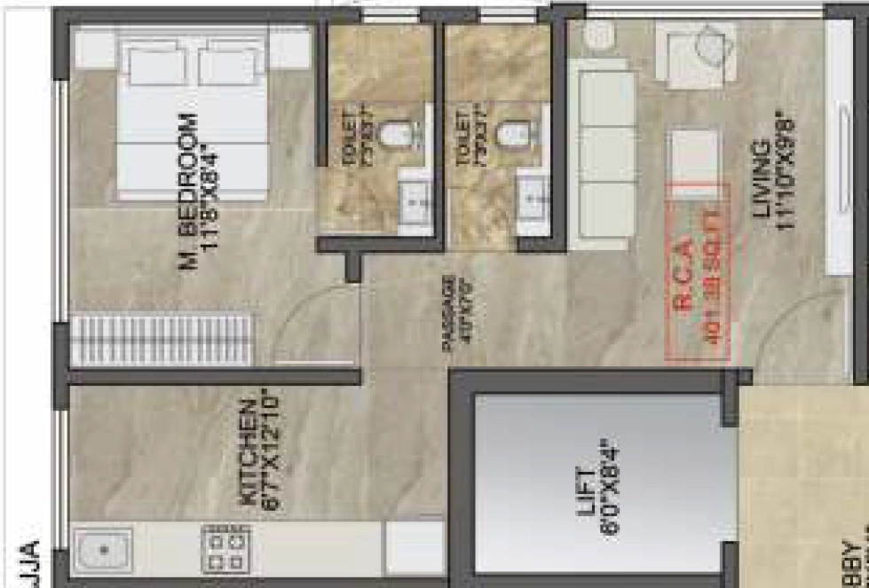1 BHK Flat in Shri Rishabh Sadhana in Borivali East, Mumbai - Image 904688