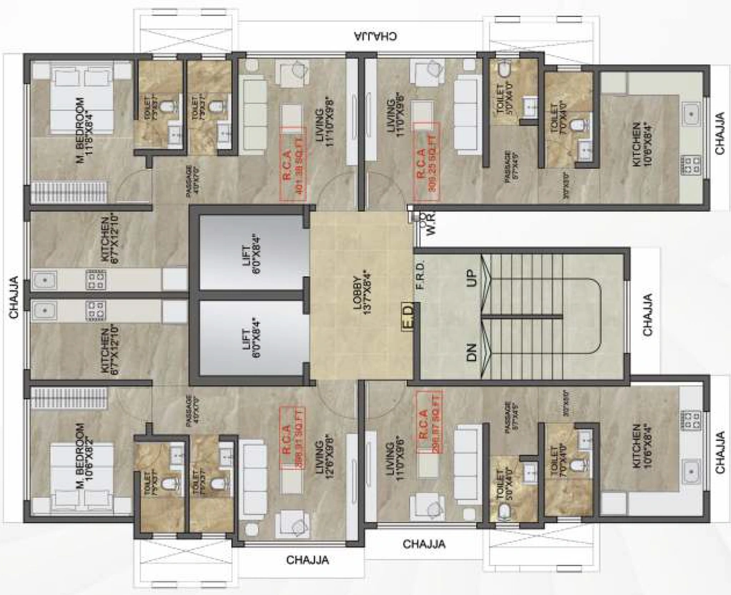 Floor Plan of Shri Rishabh Sadhana in Borivali East, Mumbai - Image 372571
