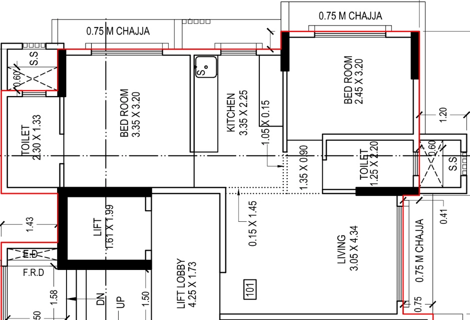 2 BHK Flat in K P Shiv Shreyas CHSL in Borivali East, Mumbai - Image 904682
