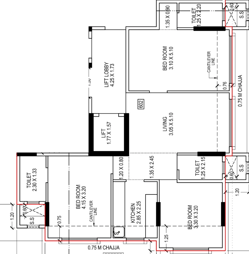 3 BHK Flat in K P Shiv Shreyas CHSL in Borivali East, Mumbai - Image 904684