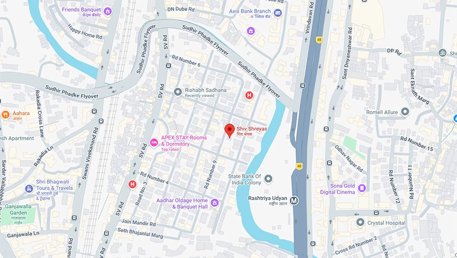 Location of K P Shiv Shreyas CHSL in Borivali East, Mumbai - Image 372555