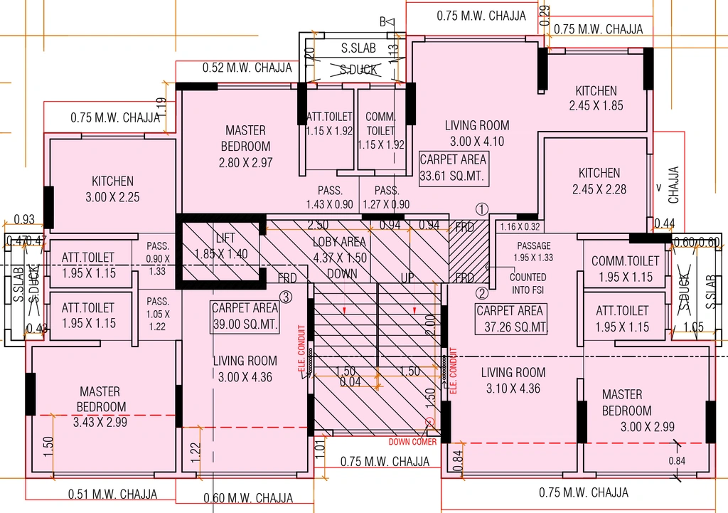 Floor Plan of Reliable Yashodeep in Borivali East, Mumbai - Image 372546