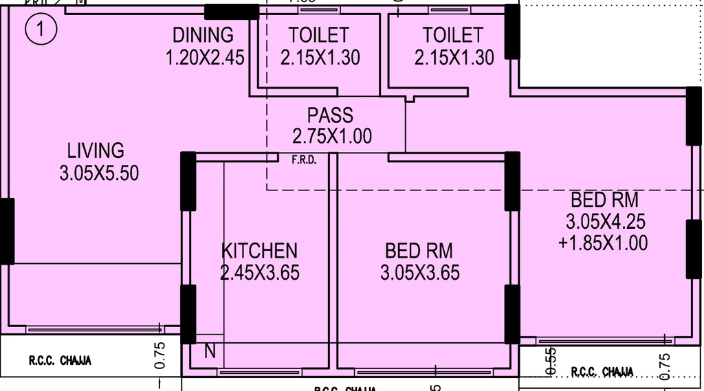 2 BHK Flat in Surya Gokul Mayurpankh in Borivali East, Mumbai - Image 904672
