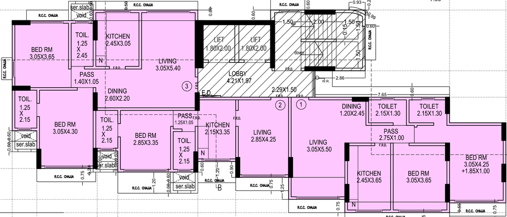 Floor Plan of Surya Gokul Mayurpankh in Borivali East, Mumbai - Image 372531