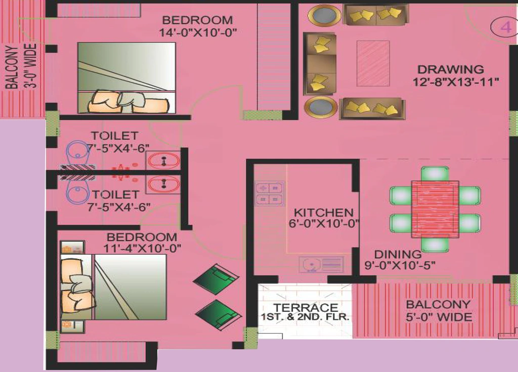2 BHK Flat in Divya Nilay in Argora, Ranchi - Image 904392