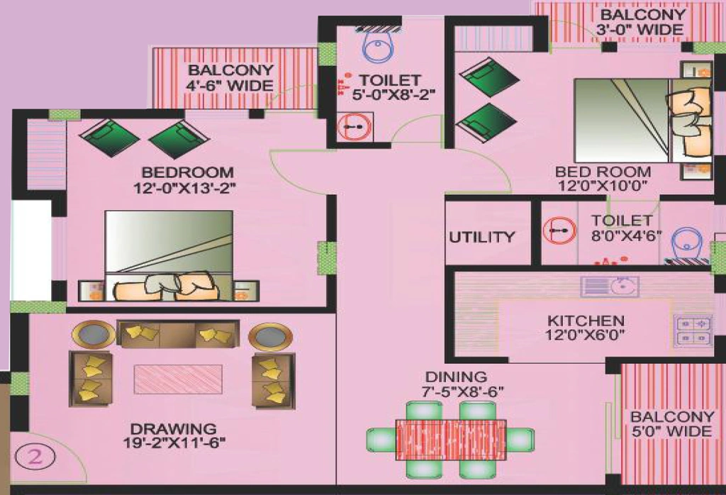 2 BHK Flat in Divya Nilay in Argora, Ranchi - Image 904393