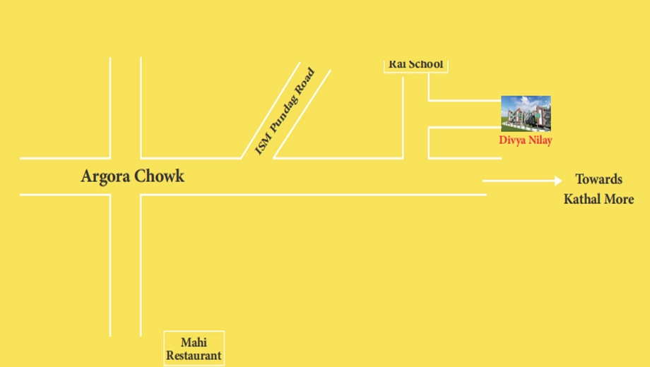 Location of Divya Nilay in Argora, Ranchi - Image 372014
