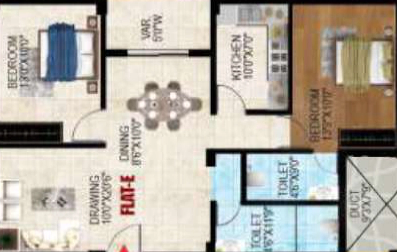 2 BHK Flat in Lucky Dream City in Argora, Ranchi - Image 904404