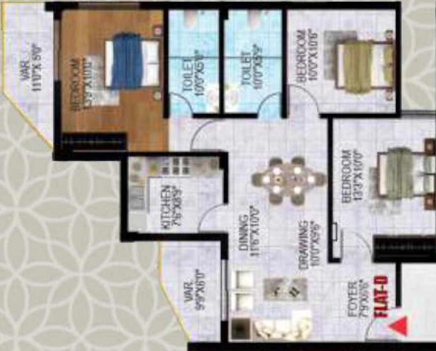 3 BHK Builder Floor in Lucky Dream City in Argora, Ranchi - Image 904406