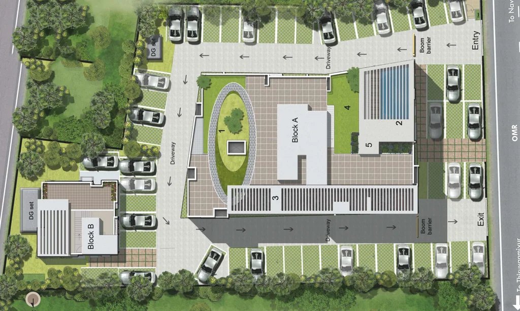 Master Plan of KG Chandra Vista in Sholinganallur, Chennai - Image 372053