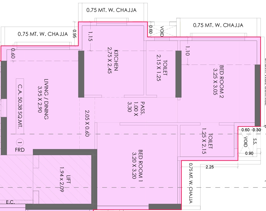 2 BHK Flat in Rite Fortis in Borivali West, Mumbai - Image 904656