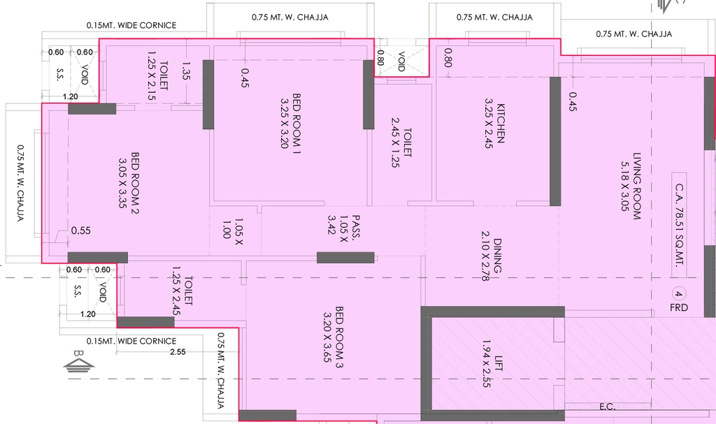 3 BHK Flat in Rite Fortis in Borivali West, Mumbai - Image 904658
