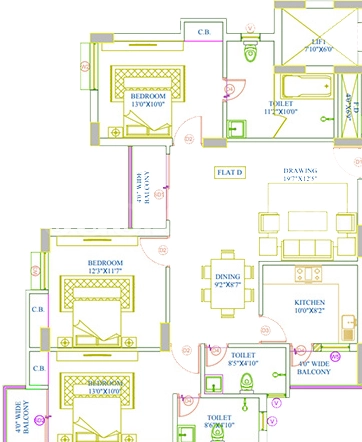 3 BHK Flat in Global Garden in Chaputoli, Ranchi - Image 904428