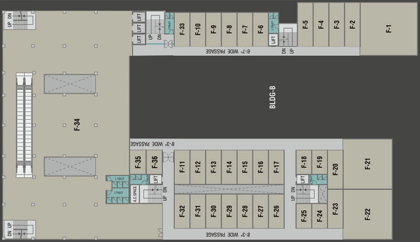 Floor Plan of KSB Olympia Phase B in Bamroli, Surat - Image 372119
