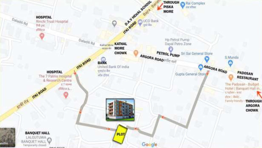 Location of Landmark Enclave in Gutuwa, Ranchi - Image 372124