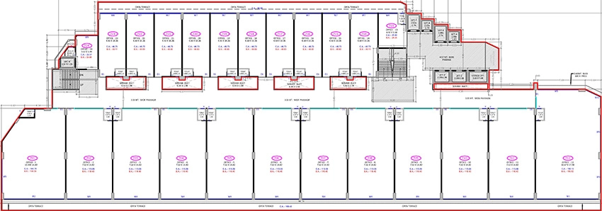 Floor Plan of Maitri Maadhyam Business Hub in Mota Varachha, Surat - Image 372148