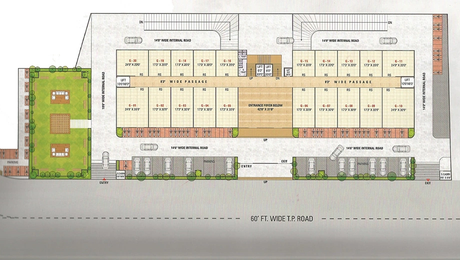 Master Plan of Dreamland MD Dream Landmark in Dumbhal, Surat - Image 372186