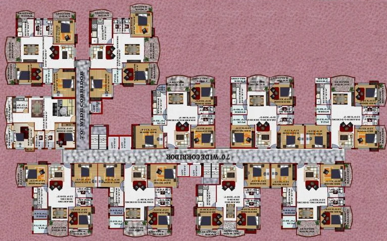 Floor Plan of Sai Prerna in Masibari, Ranchi - Image 372204