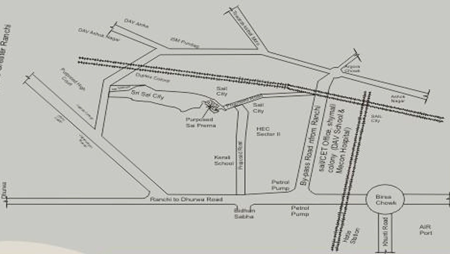 Location of Sai Prerna in Masibari, Ranchi - Image 372203